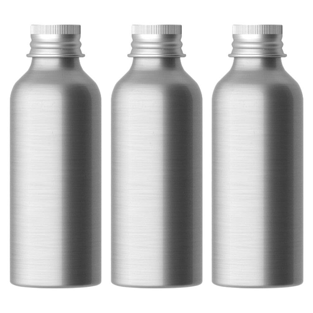 Happyyami Empty Aluminum Bottles Set Aluminum Cap Lotion Sub Bottle for Travel Outdoor