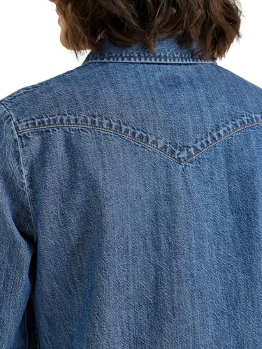 Lee Women's Legendary Slim Fit Western Snap Shirt4