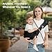 MISSWISDOM Toddler Sling Carrier, Adjustable Baby Carrier Sling 8-40 lbs, Lightweight Toddler Carrier Baby Sling Carrier, Toddler Hip Carriers One Size Fits All, Black