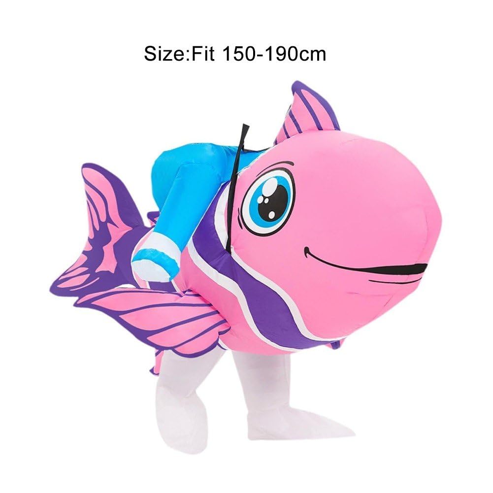 Amazon.co.jp: 魚 着ぐるみ 大人用 熱帯魚 コスプレ 変装スーツ 空気