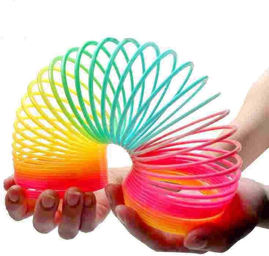 Amazon | 2個 ジャンボレインボースプリング 子供用パーティー記念品