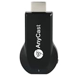SmartSee Anycast HD Wireless Display Adapter WiFi 1080P Mobile Screen Mirroring Receiver Dongle for iPhone Mac iOS Android to TV Projector Support Miracast Airplay DLNA