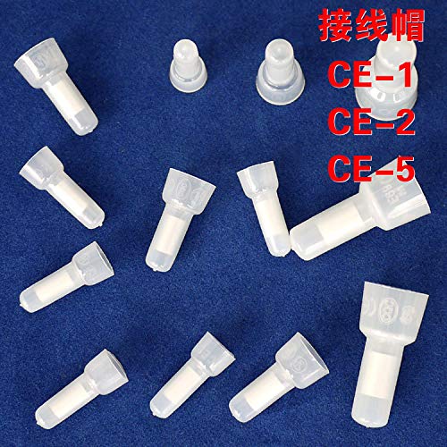 Gimax 100pcs ce-5 /CE-1 Terminal cap/CE Series/UL/terminals/pressure line cap/medium access rotating terminal - (Color: CE2)