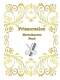  Karteikarten Buch Friseursalon Karteikartenbuch 100 Seiten A4 Mobiler Friseur Salon Friseuse Barbershop Barbier Hairstylist Kundenkarteikarten als ... Kundendaten Dienstleistung Weiß Notizbuch