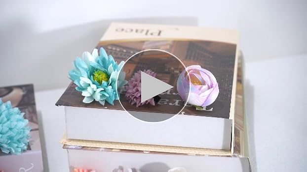 Amazon.com : Ahoney 21 Pieces Purple Flowers Hair Clips for Women