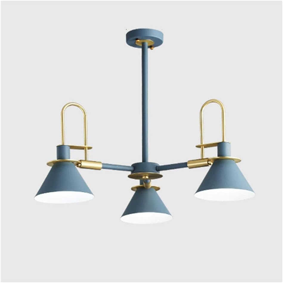 Chandeliers Bedroom Accessories Light Fitting Chandelier Shades Ceiling Industrial Living Room Kitchen Clothing Store Bar Blue Lamp Shades Ceilings Chandeliers Cluster Lights Level,3 Heads