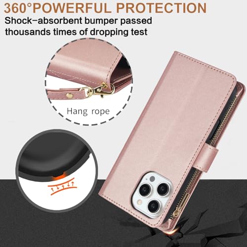 Coque iPhone 16 Pro antichoc avec protège écran et fermeture éclair - 7