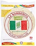 La Banderita Burrito Large Flour Tortilla, 25 oz