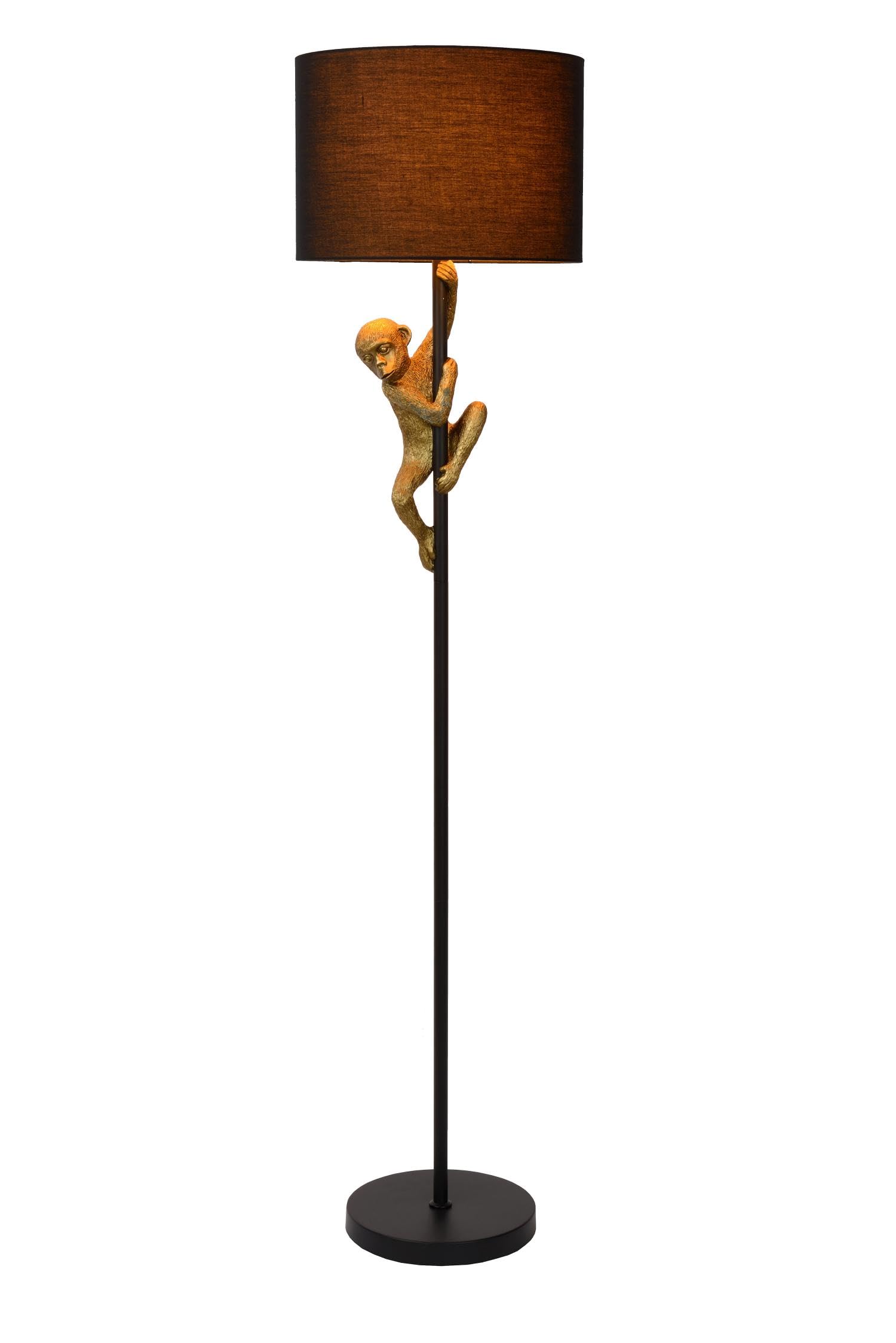 LUCIDE EXTRAVAGANZA CHIMP - Lampadaire - Ø 35 cm - 1xE27 - Noir