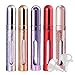 Produktbild Parfümzerstäuber,Mengger Nachfüllbar Parfüm Zerstäuber Taschenzerstäuber Leer Flaschen Sprühflasche Mini Reisen Portable mit 2 Trichter Eingestellt Gold Lila Silber Rosa Rot 5 Stück Parfümzerstäuber
