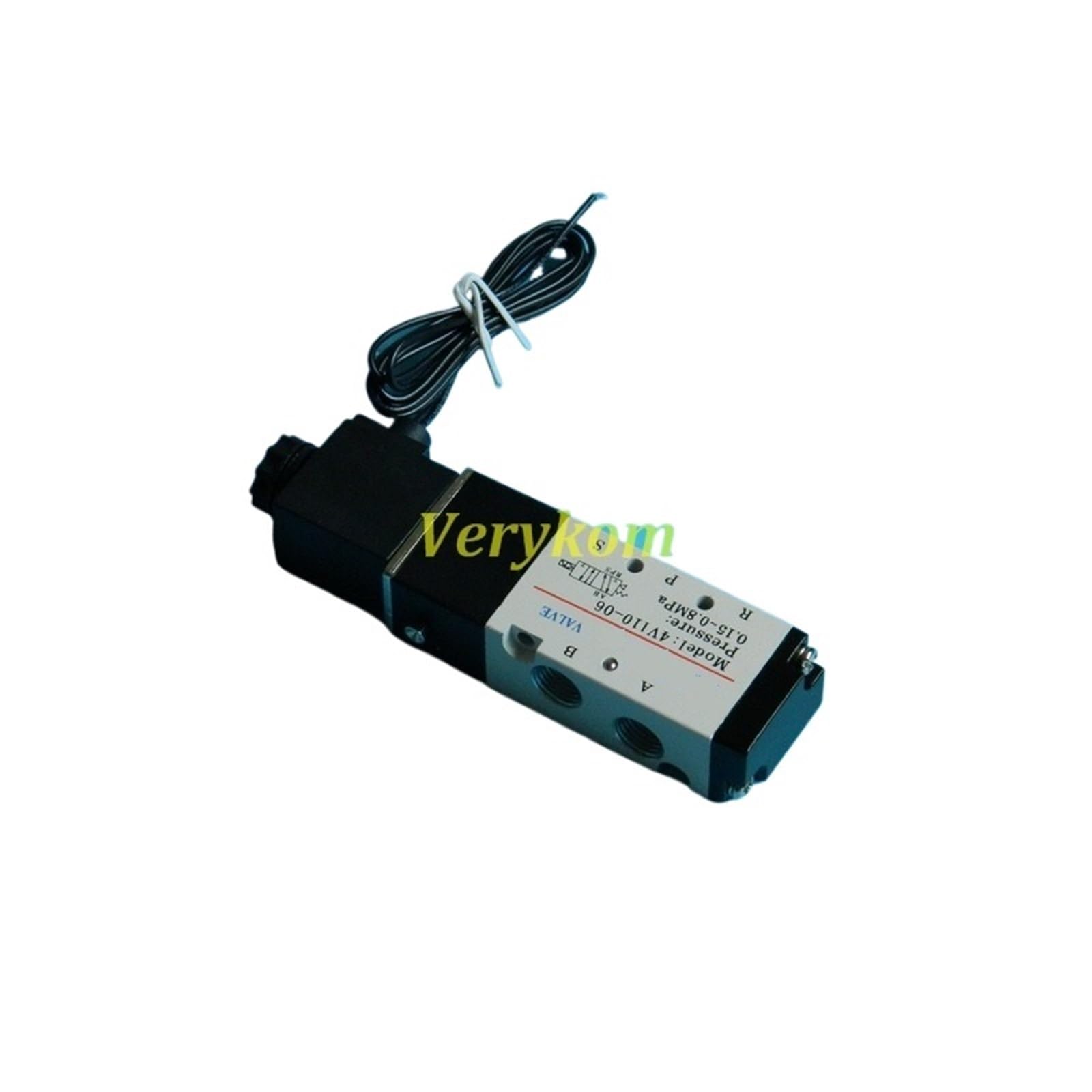 Électrovanne 5 voies 4V110-06B DC 12V composant de distribution pneumatique