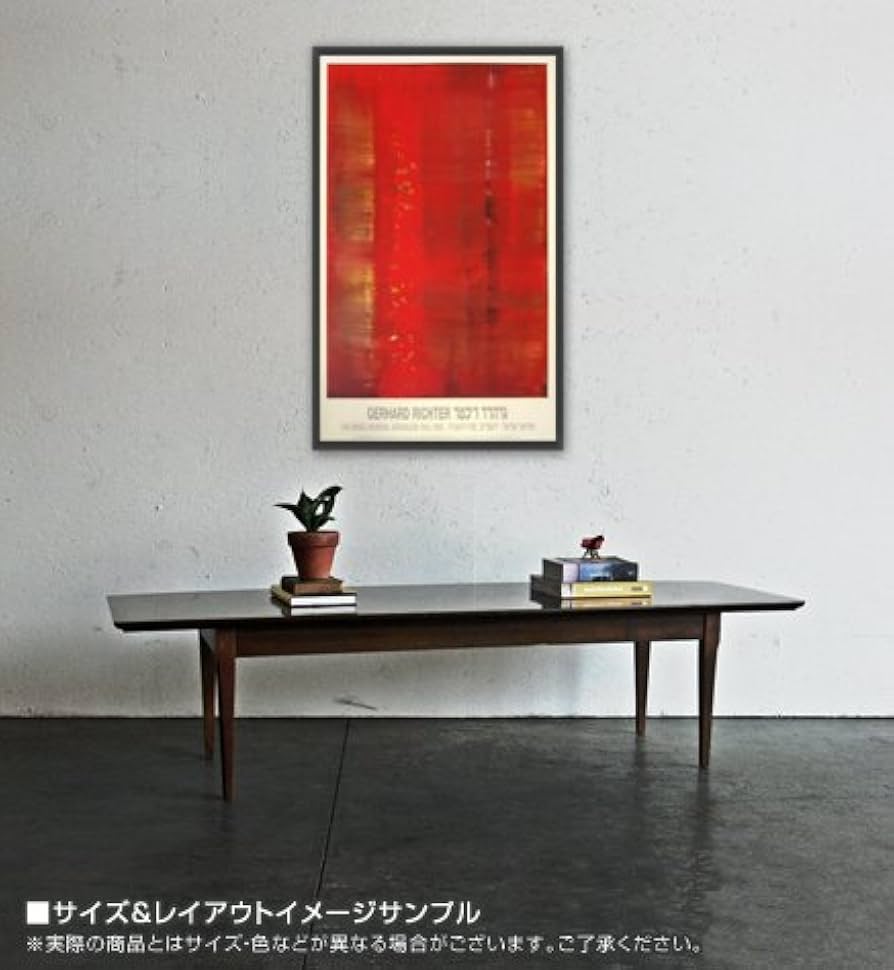 Amazon.co.jp: ポスター ゲルハルト リヒター Abstract painting