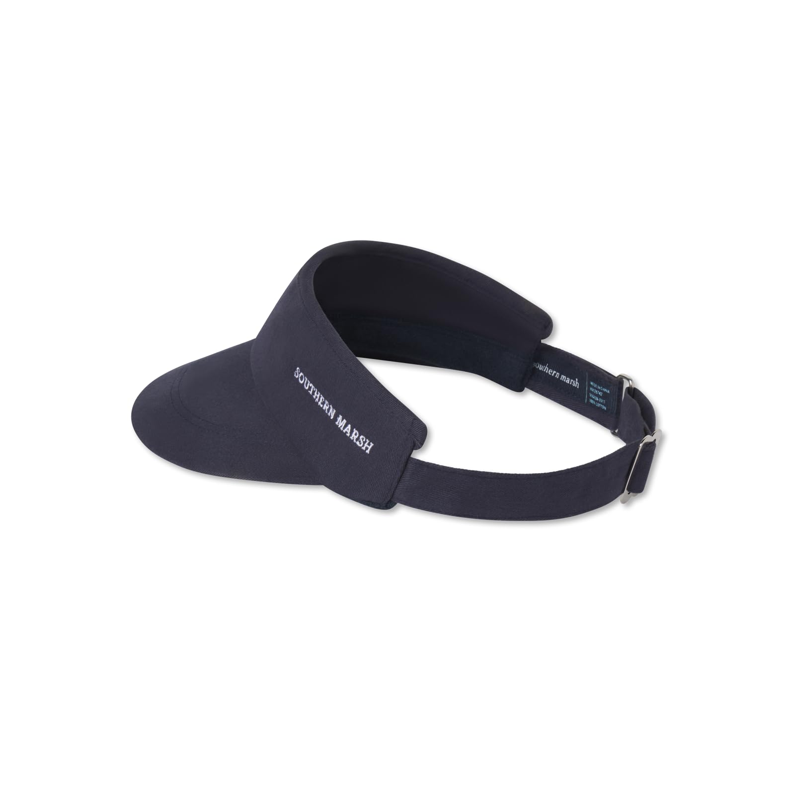 Southern Marsh, Tour Visor, Navy with White, One Size