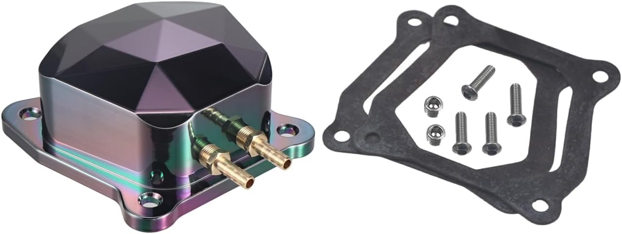 70mm Cylinder Head 212cc Non-Hemi With Billet Aluminum Valve Cover For Predator 212cc Non-Hemi Engine Go Kart Mini Bike Performance Upgrade