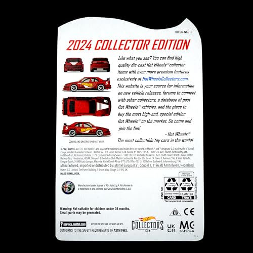 Image of Hot Wheels Collector Edition | Premium Die-Cast Metal Car for Kids & Collectors | Rare One-Time Release Model for Boys | No Restock Limited Edition (Alfa Romeo 155 V6 Ti)