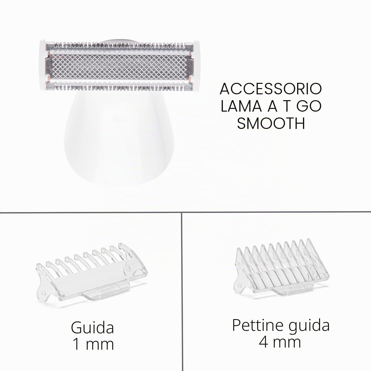Rio The Beauty Specialist Go Smooth 4-in-1 Lady Shaver & Bikini Trimmer, Rasoio Elettrico Donna Impermeabile IPX7, Testine Intercambiabili, Wet & Dry, USB Type-C, LCD Display – SHTR