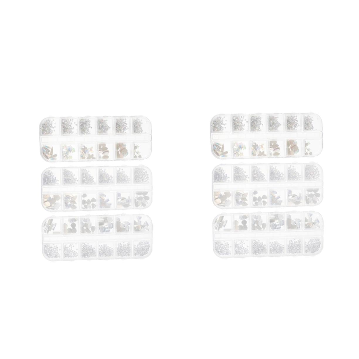 2 Set Unghie Flatback Con Decorazioni Per Nail Art Accessori Per Diy Per Domestico Per Halloween Feste E Speciali 3 Scatole*2