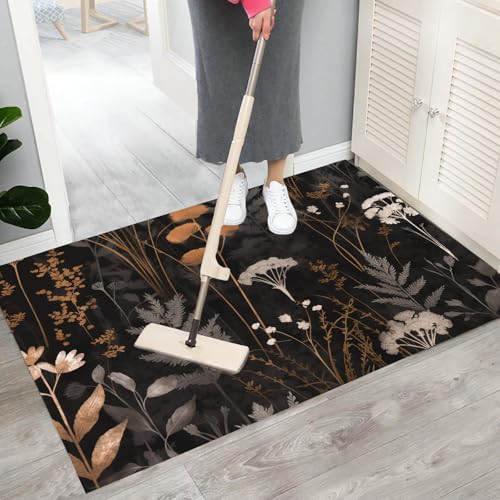 Tapis de sol antidérapant et lavable en machine pour entrée