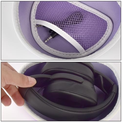 Image of Headphone Case for Skullcandy Crusher /Hesh /Evo, for JLab JBuds Lux ANC | for TOZO HT3 /HT2 Wireless Over-Ear Bluetooth Earphones, Travel Carrying, Daily Commute /Gym /Outdoor Use, Hard Box Only