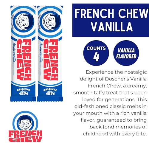 Caramelos French Chew Taffy sabor vainilla pack 4 miniatura 4