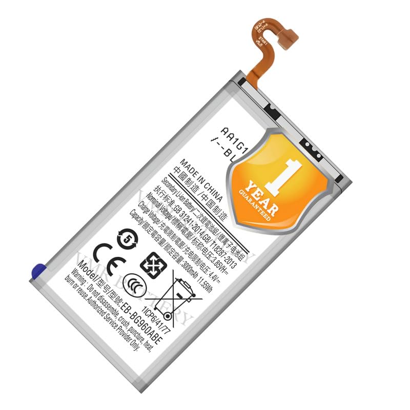Image of Original EB-BG960ABE Battery Compatible for Samsung Galaxy S9 (SM-G9600, SM-G960F, SM-G960F /DS) - (3000mAh) - 1 Year Warranty K7