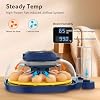 Incubadora de 18-33 Huevos para Eclosionar Huevos, Giro Automático de Huevos, Lámpara de Cándido, Control de Temperatura/Humedad, Incubadora para Eclosionar Huevos de Pollo, Codorniz, Pato, Vista Transparente 360° para Hogar, Aula, Granja 4