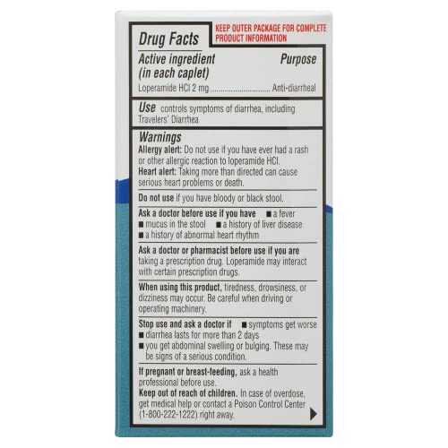 Equate Loperamide Tablets for Diarrhea 2 mg, Compare to Imodium A-D Active Ingredient Hydrochloride 2 mg 24 Caplets (1) - Thumbnail 7