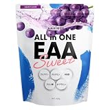 オールインワンEAA BCAA クレアチン グルタミン ベータアラニン クエン酸 HMB アンビーク 必須アミノ酸9種配合 国産 (620g, グレープ)