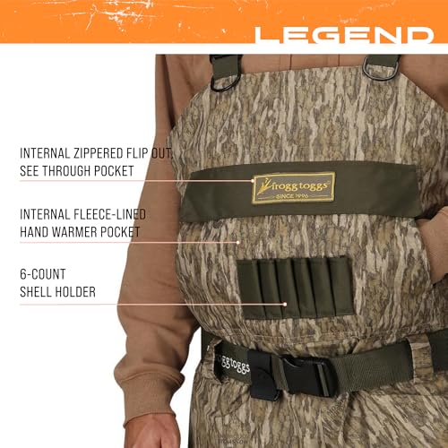 Image of FROGG TOGGS Men's Legend 2-N-1 Waterproof Wader for Hunting with zip in /out PrimaLoft liner