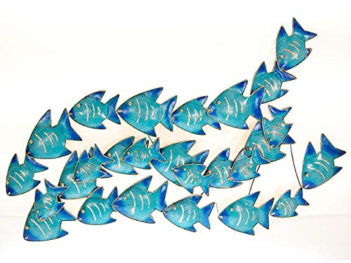 Décoration murale en métal étoile de mer 80 cm pour salon