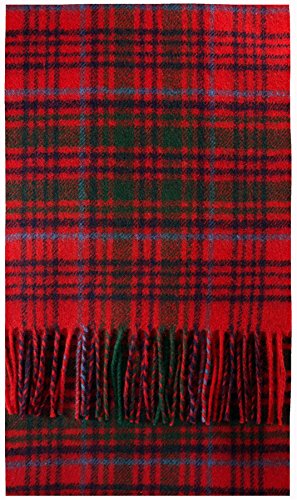 Grant Clan Modern Tartan Luxury Brushwool Scarf