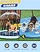 97inch Dog Splash Pad Non-SlipExtra Large, Pet Dogs Cool Sprinkler Pool Heavy Duty XXL Splash Pads for Kiddie Baby Wading Pool Summer Outdoor Play Water Fun Toy Gift Easy to Use/Clean