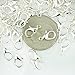 Yueton Curved Lobster Clasps-100pcs 7x12mm Silver Plated Lobster Claw Clasps DIY Jewelry Fastener Hook,Necklace DIY Fasteners (Silver)