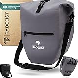 RADGEIST Fahrradtasche für Gepäckträger - Fahrrad - Gepäckträgertasche - Umhängetasche - wasserdicht- 23-28L grau 1 STK.