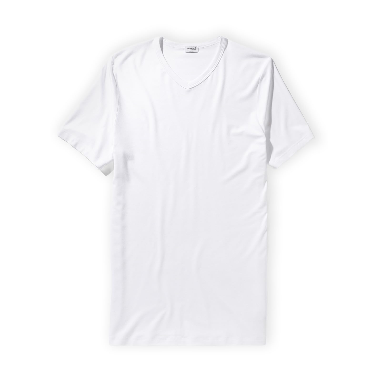 Zimmerli T-Shirt Short Sleeve v-Neck Pureness White M