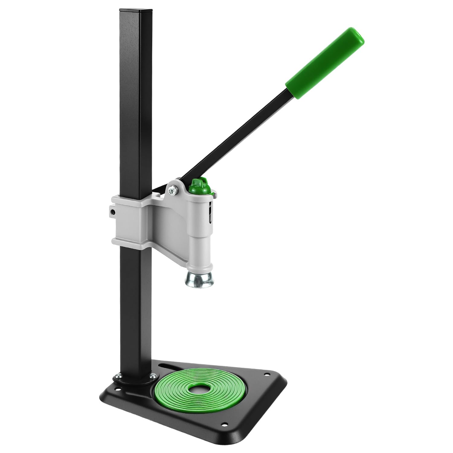 QWORK Tapón de botella de banco fuerte, reforzado, altura ajustable, acción de palanca para elaboración casera, compatible con tapas de 26 mm