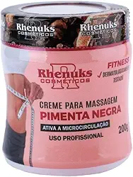 Creme Gel Pimenta Preta Redutor Medidas Celulites Estrias Queimador De Gordura
