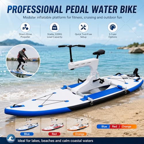 Bicicleta acuática inflable multifuncional para deportes miniatura 2