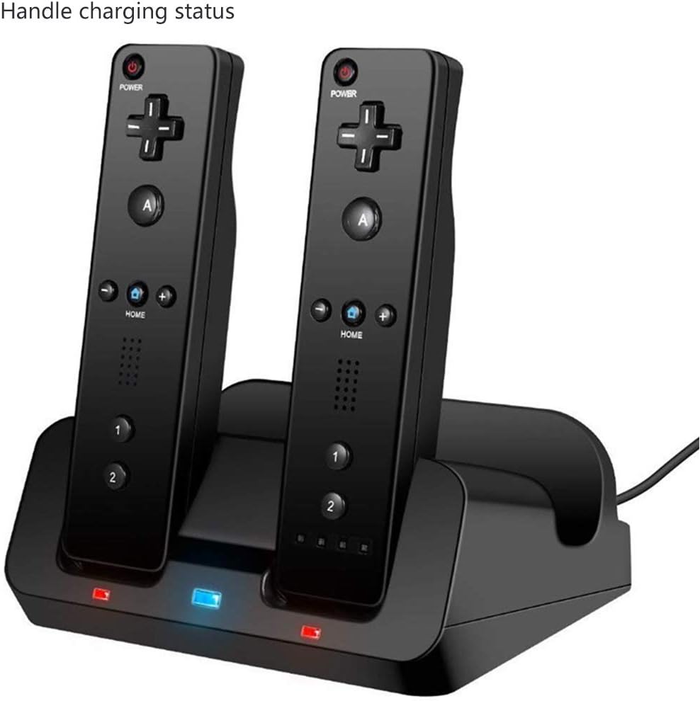 Smart Charging Station Dock Stand Charger for Wii U Gamepad Remote Controller White