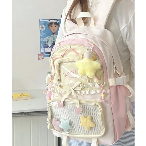 Kawaii ita Backpack with Clear Pockets