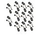 Aexit 20 Pcs Electrical Electric Drill Motor Carbon Brushes 7/16