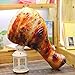 SAGIUSDM Cuscino per Alimenti simulato e agitazione Giocattolo Regalo di Compleanno Strana personalità Cosce di Pollo Ali di Pollo Gamberetti Carne e Peluche, 70CM