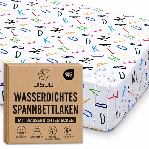 Bisoo Zauberlaken Spannbettlaken 35x75 Buchstaben für Kinderwagen Moseskorb – Ansicht 1