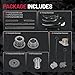 BDFHYK Engine Timing Chain Kit with Tensioner for 3.6L V6 DOHC Engines Compatible with Jeep Wrangler 12-17 Grand Cherokee 11-15, Compatible with Dodge Journey Durango, Compatible with Chrysler 200 300