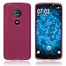 Produktbild PhoneNatic Case kompatibel mit Lenovo Moto G6 Play - pink Silikon Hülle matt Cover
