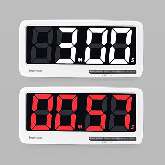 iScream LED Big Timer Extra Large 7.3" Display Digital