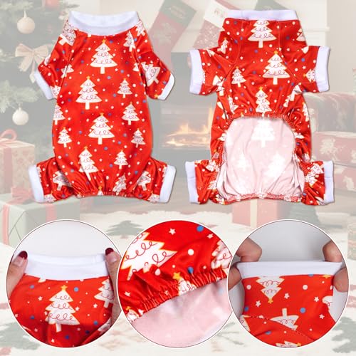 Pistha Pijama Navideño para Perros pequeños miniatura 3