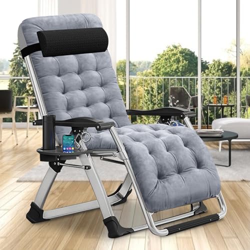 DoCred Comfy Chair, Folding Chair Recliner Chair for Bedroom and