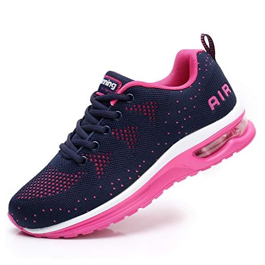 FLARUT Scarpe da Ginnastica Corsa Sportive Fitness Donna Running Sneakers Basse Interior Air Casual all'Aperto(Rosa,39)
