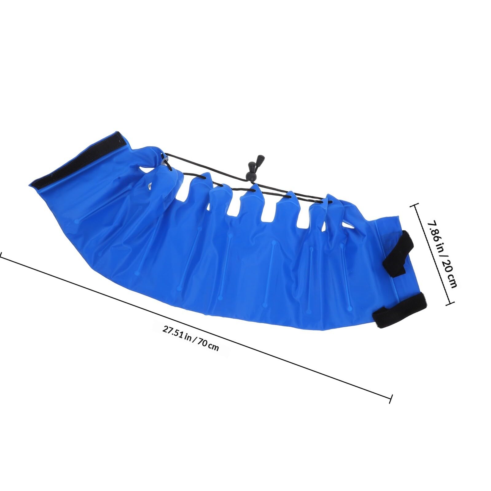 Wiederverwendbarer Eisbeutel für Gefrierschrank, Blau, Gel